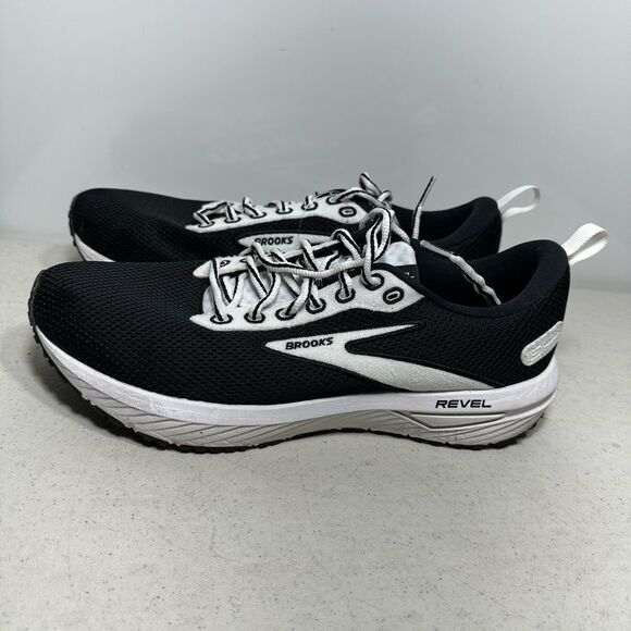 Brooks Revel 6 Black White Size 11 - Picture 4 of 8